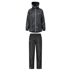 A&C Packway Unisex Alt Üst Takım Rüzgarlık-SİYAH - A&C