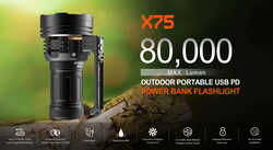 AceBeam X75 80000 Lümen El Feneri - Thumbnail