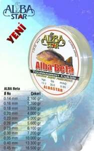 AlbaStar Beta 100m 0.30mm Monofilament Olta Misinası - 1