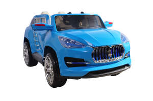 AndCar Maserati Salıncaklı Akülü Araba-MAVİ - 1