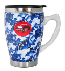 Andoutdoor - Andoutdoor AND333 İçi Çelik Dışı Desenli Seramik Kupa Mug