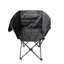 Andoutdoor Capello Katlanabilir Kamp Sandalyesi-SİYAH - Andoutdoor