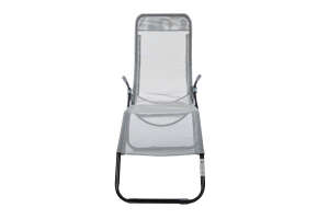 Andoutdoor Tumbona Katlanır Şezlong-GRİ - 3