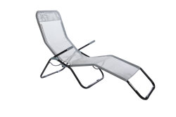 Andoutdoor Tumbona Katlanır Şezlong-GRİ - Andoutdoor