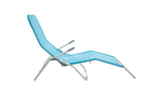 Andoutdoor Tumbona Katlanır Şezlong-MAVİ - 2