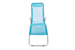 Andoutdoor Tumbona Katlanır Şezlong-MAVİ - 3
