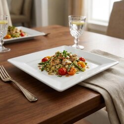 AndTableware PC 18cm 2'li Set Kare Tabak - AndTableware (1)