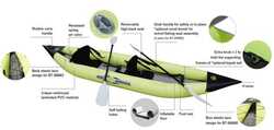 Aqua Marina - Aqua Marina K1 Advanced Kayak Inflatable Floor Kürekli (1)