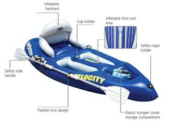 Aqua Marina Velocity Sit-On-Top Kayak - Thumbnail