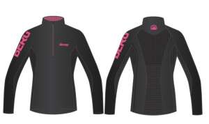 Berg Endura Uzunkollu Kadın T-Shirt-SİYAH - 1