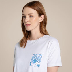 Craghoppers Bistort SS Kadın T-Shirt-BEYAZ - 5