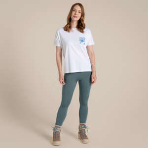 Craghoppers Bistort SS Kadın T-Shirt-BEYAZ - 6