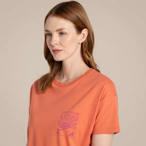 Craghoppers Bistort SS Kadın T-Shirt-TURUNCU - 5