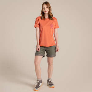 Craghoppers Bistort SS Kadın T-Shirt-TURUNCU - 6