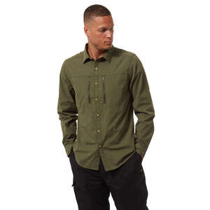 Craghoppers Kiwi Boulder LS Erkek Gömlek-HAKİ
