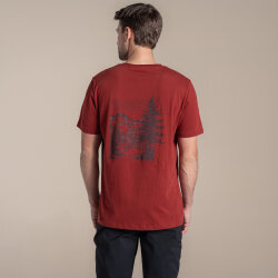 Craghoppers Lucent II SS Erkek T-Shirt-BORDO - 4