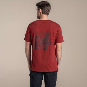 Craghoppers Lucent II SS Erkek T-Shirt-BORDO - 4