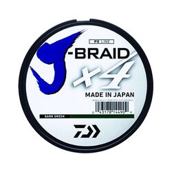Daiwa - Daiwa J-Braid 4B Koyu Yeşil 0,21mm 135m İp Misina