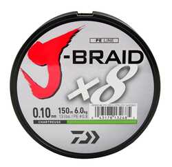 Daiwa - Daiwa J-Braid 8B Chartreuse 150mt 0,10mm Olta Misinası