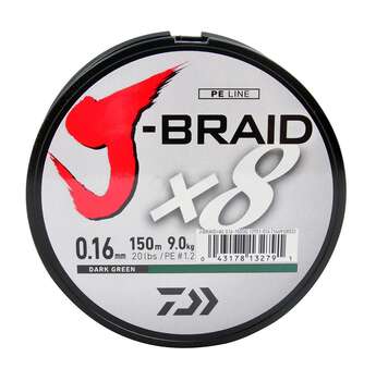 Daiwa J-Braid 8B Koyu Yeşil 0,16mm 150m İp Misina