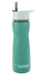 Eco Vessel - Eco Vessel Aqua Vessel Insulated Filtre Bottle Termos 0.50 Litre-YEŞİL