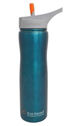 Eco Vessel - Eco Vessel Aqua Vessel Insulated Filtre Bottle Termos 0.70 Litre-MAVİ