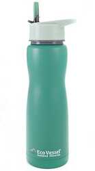 Eco Vessel - Eco Vessel Aqua Vessel Insulated Filtre Bottle Termos 0.75 Litre-YEŞİL