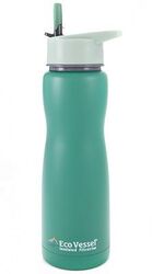 Eco Vessel - Eco Vessel Aqua Vessel Insulated Filtre Bottle Termos 0.75 Litre-YEŞİL