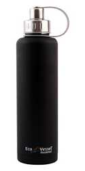 Eco Vessel - Eco Vessel Bigfoot Triple Insulated Termos 1.33 Litre-SİYAH