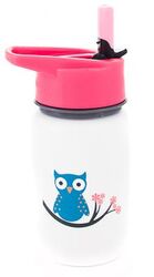 Eco Vessel - Eco Vessel Scout Kids Bottle With Straw Termos 0.40 Litre-BEYAZ