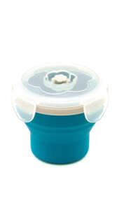 Eco Vessel Smashbox Snacker Katlanır Bardak-MAVİ - 1