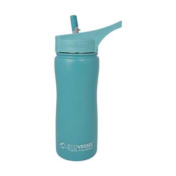 Eco Vessel Summit Insulated Steel Straw Bottle Termos 0.50 Litre-YEŞİL