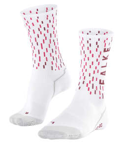 Falke Bc Impulse Unisex Bisiklet Çorabı-BORDO-BEYAZ - 1