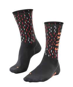 Falke Bc Impulse Unisex Bisiklet Çorabı-SİYAH-TURUNCU - 1