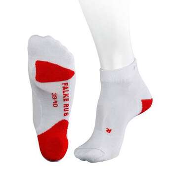 Falke RU6 Erkek Koşu Çorabı-BEYAZ