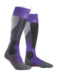 Falke - Falke SK2 Kadın Kayak Çorabı-BEYAZ-GRİ (1)