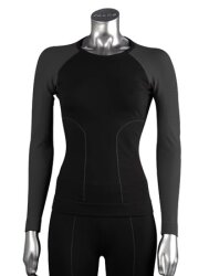 Falke Skiing Long Sleeved Shirt Kadın Üst İçlik-SİYAH - Falke