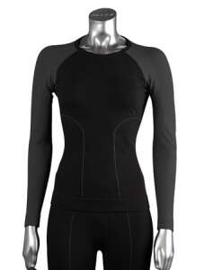 Falke Skiing Long Sleeved Shirt Kadın Üst İçlik-SİYAH - 1