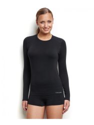 Falke Uzunkollu Kadın Üst İçlik-SİYAH - Falke