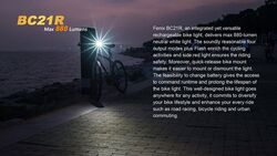 Fenix BC21R 880 Lümen Bisiklet Feneri - Thumbnail