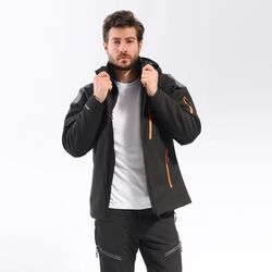 FreeCamp - FreeCamp 3in1 Softshell Erkek Ceket-SİYAH