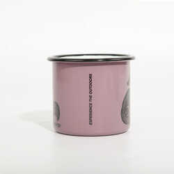 FreeCamp Campers Emaye Mug 350ml-LİLA - Thumbnail
