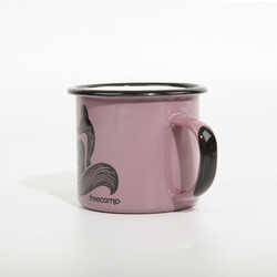 FreeCamp - FreeCamp Campers Emaye Mug 350ml-LİLA (1)