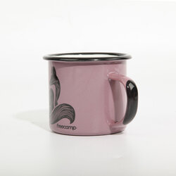 FreeCamp - FreeCamp Campers Emaye Mug 350ml-LİLA (1)