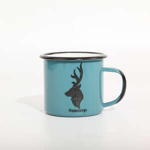 FreeCamp Campers Emaye Mug 350ml-MAVİ