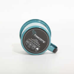 FreeCamp Campers Emaye Mug 350ml-MAVİ - Thumbnail