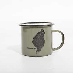 FreeCamp - FreeCamp Campers Emaye Mug 350ml-YEŞİL