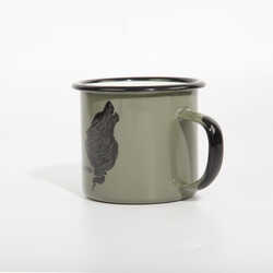 FreeCamp - FreeCamp Campers Emaye Mug 350ml-YEŞİL (1)