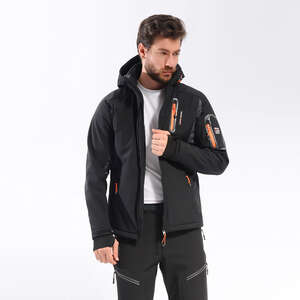FreeCamp Eagle Softshell Ceket-SİYAH