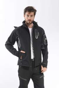 FreeCamp Eagle Softshell Ceket-SİYAH - 1